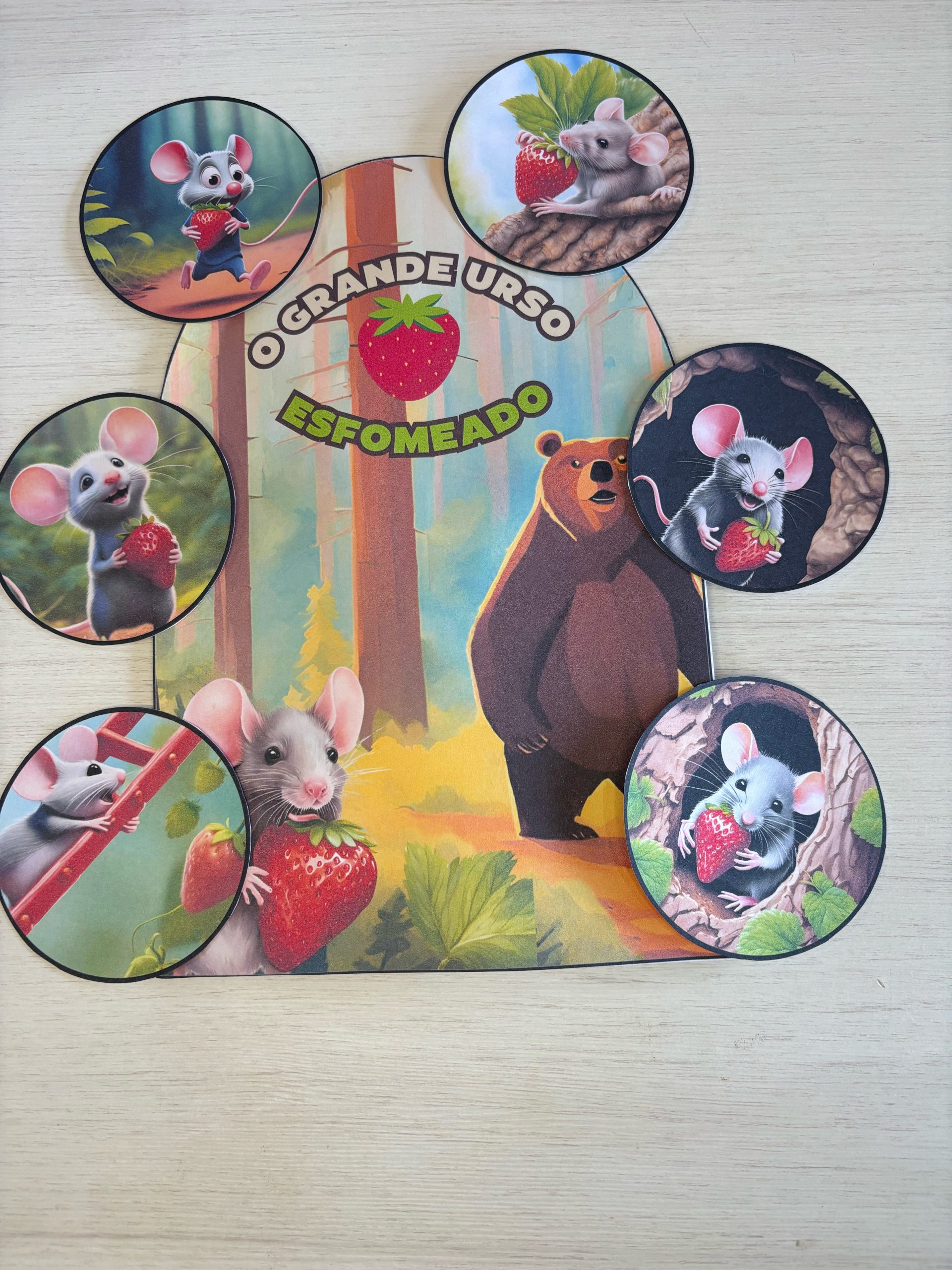 LUVA DE HISTÓRIA - O GRANDE URSO ESFOMEADO