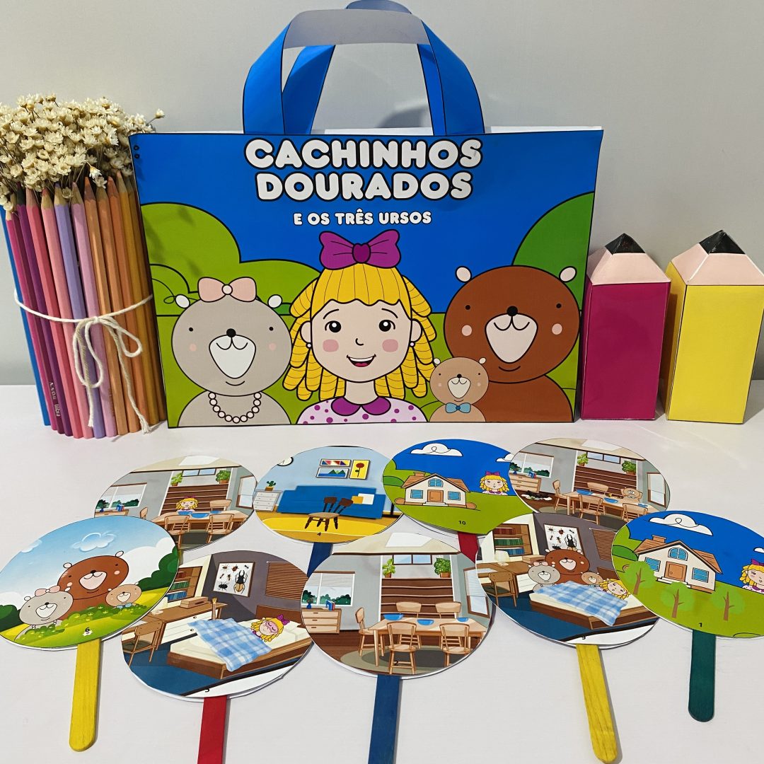 SACOLA CACHINHOS DOURADOS