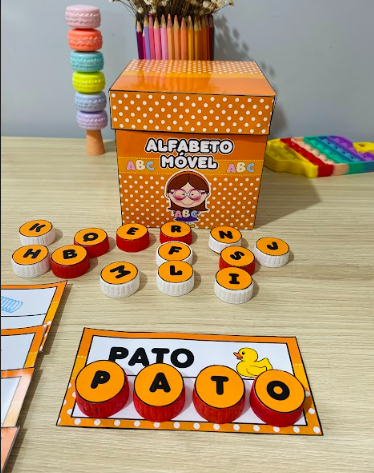 CAIXA ALFABETO MÓVEL - Imagem 3