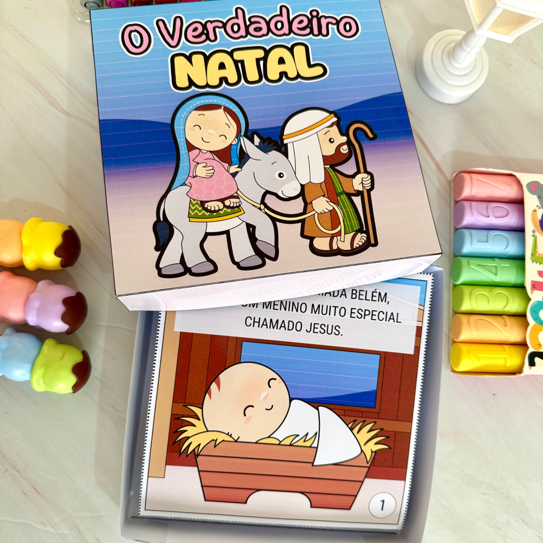 HISTÓRIA NA CAIXA "O VERDADEIRO NATAL"