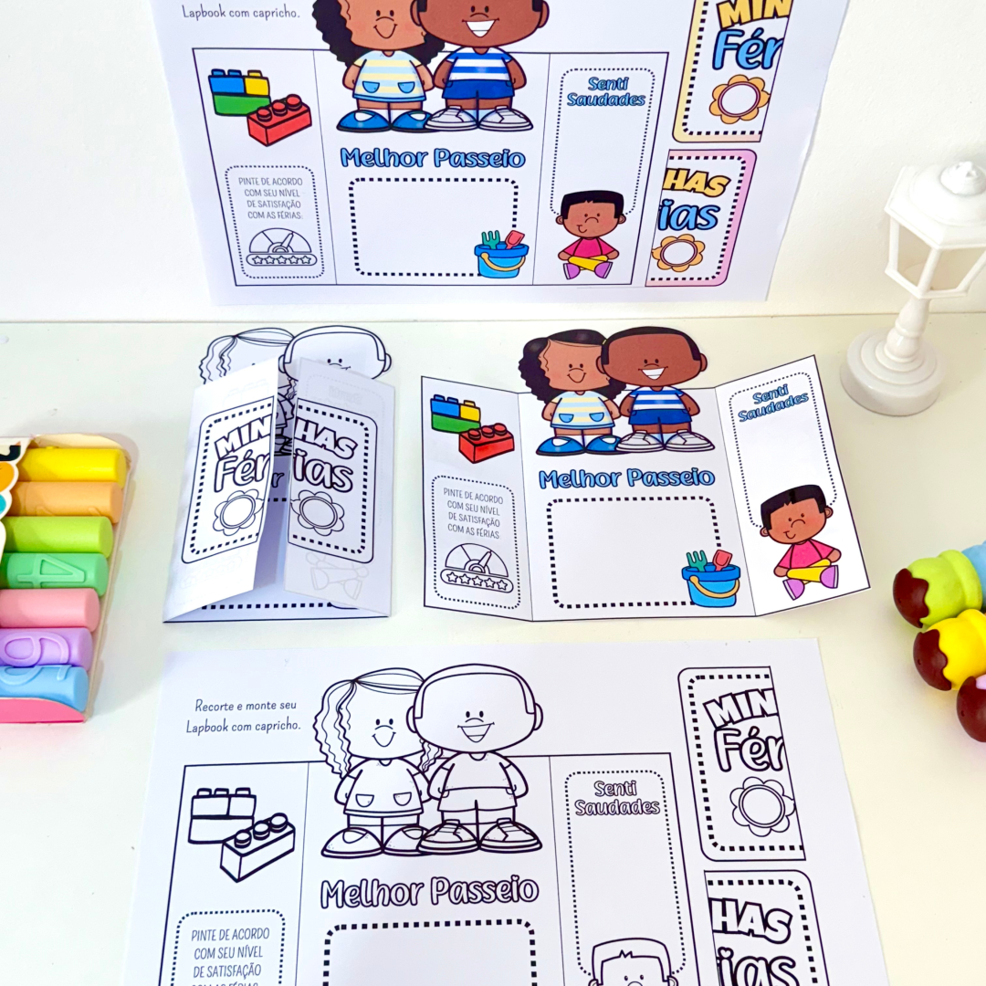 LAPBOOK MINHAS FÉRIAS