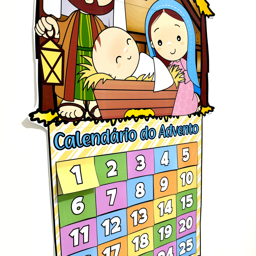CARTAZ CALENDÁRIO DO ADVENTO