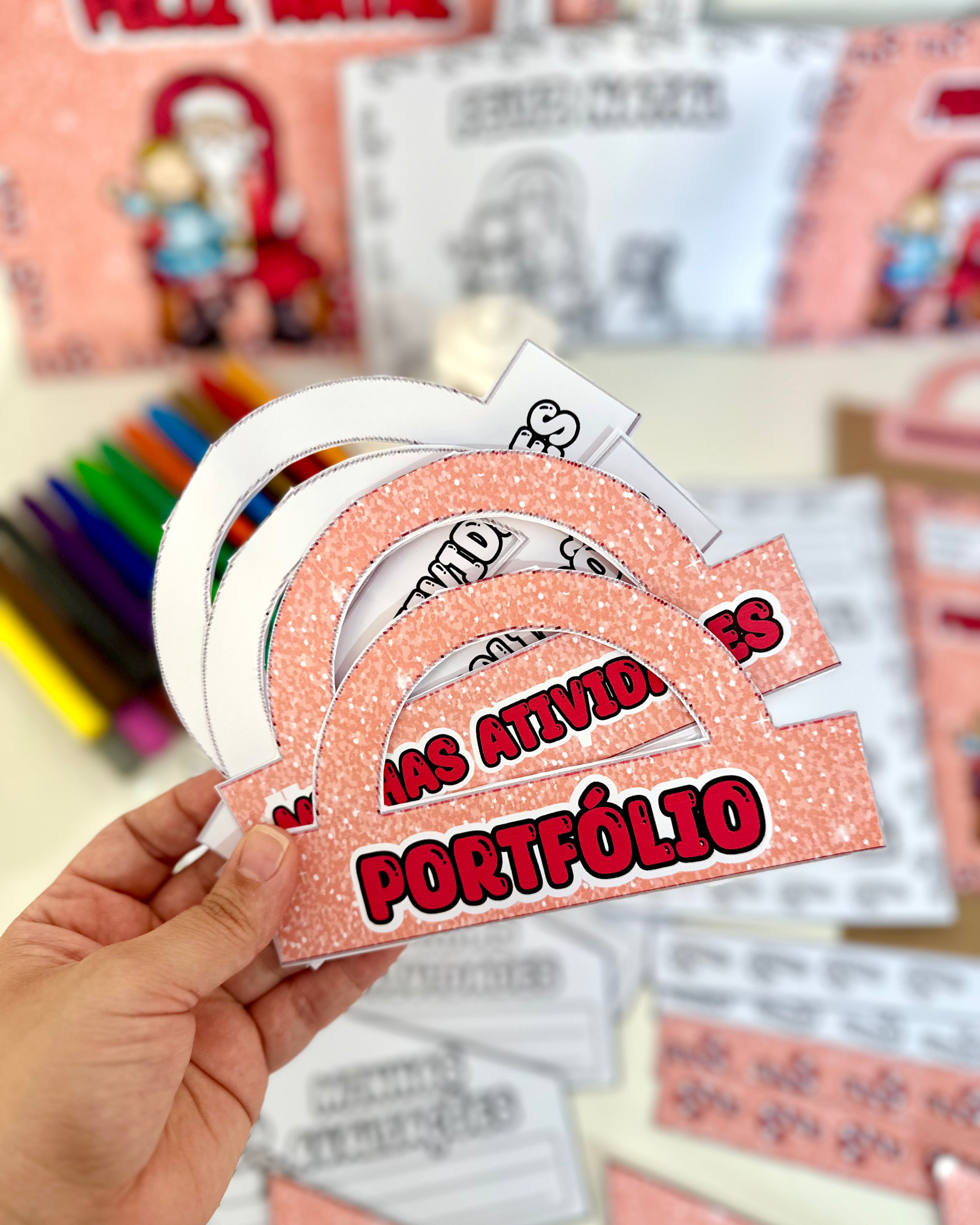 🎅KIT CAPAS DE ATIVIDADES – TEMA PAPAI NOEL🎅 - Imagem 3