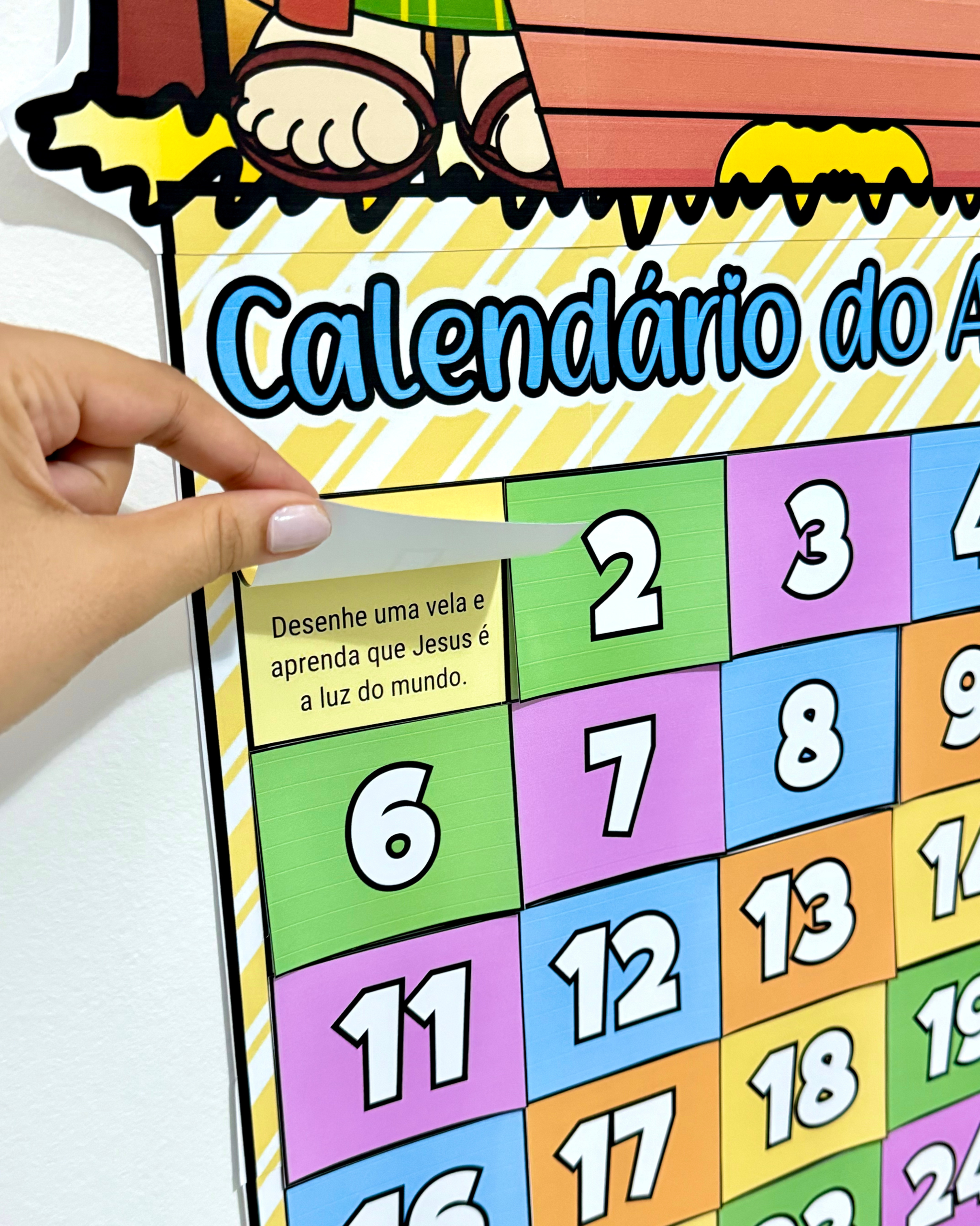 CARTAZ CALENDÁRIO DO ADVENTO - Imagem 2