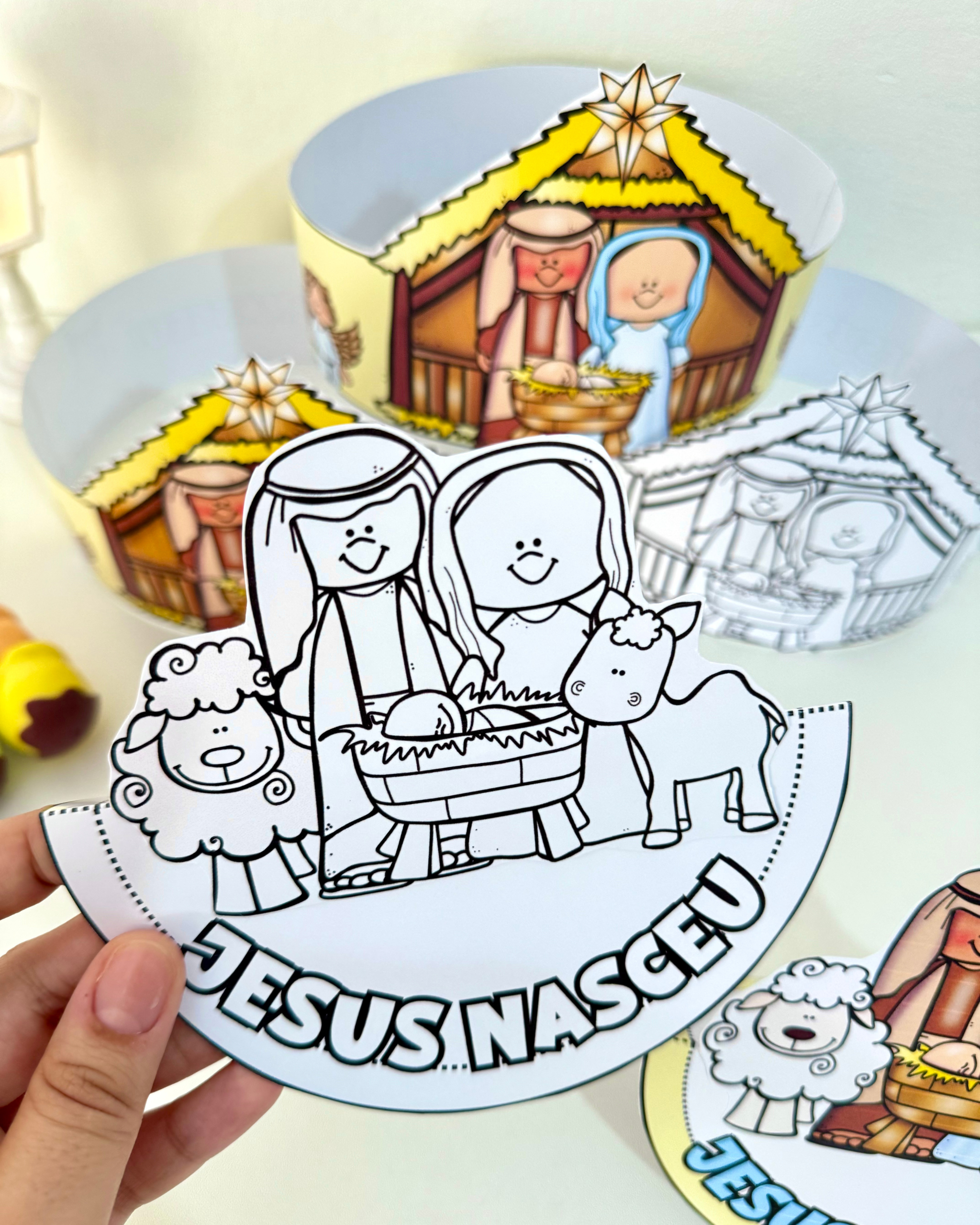 PRESÉPIO DANÇANTE E COROA - Imagem 3