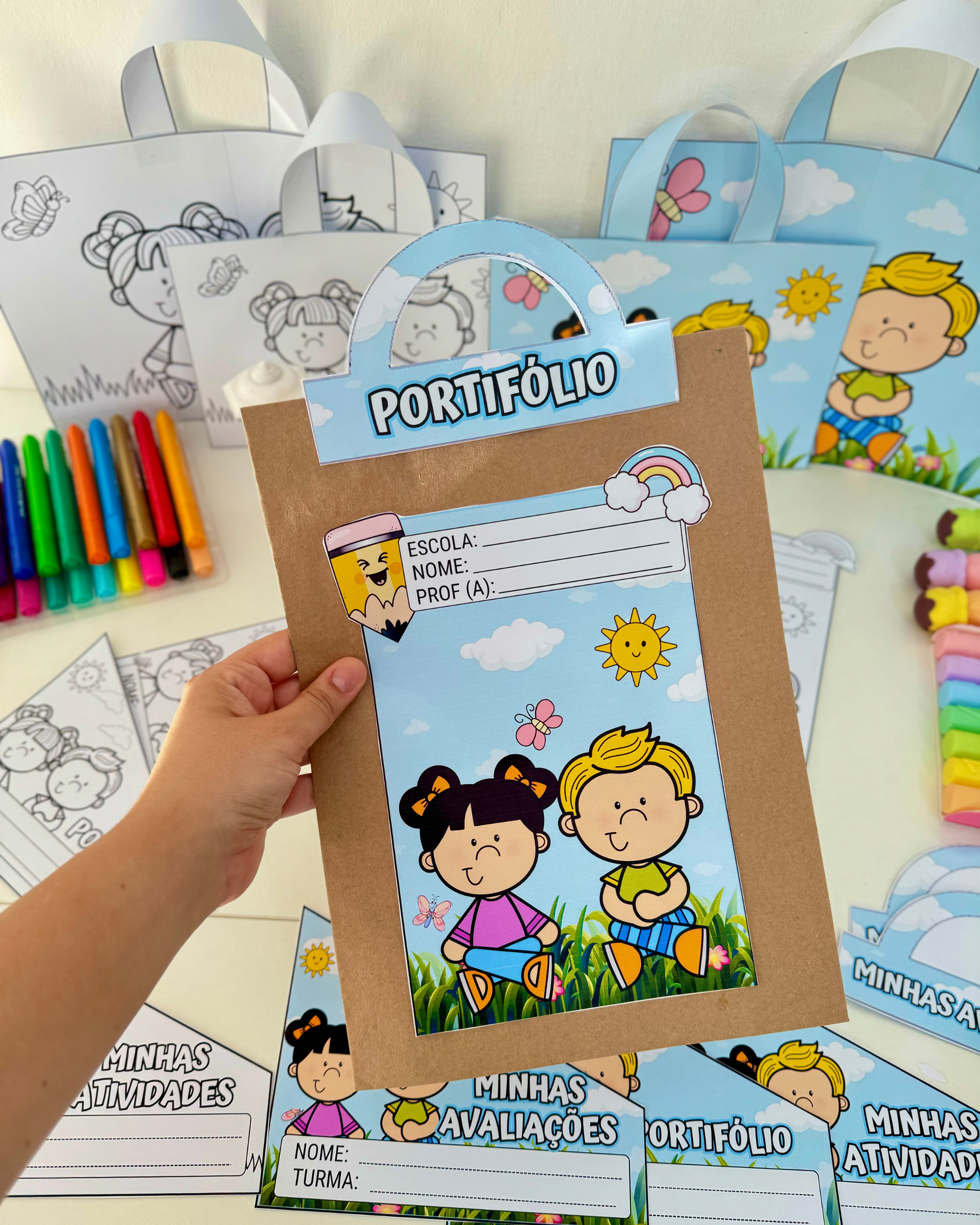 🌸 KIT CAPAS DE ATIVIDADES - TEMA JARDIM🌸 - Imagem 2