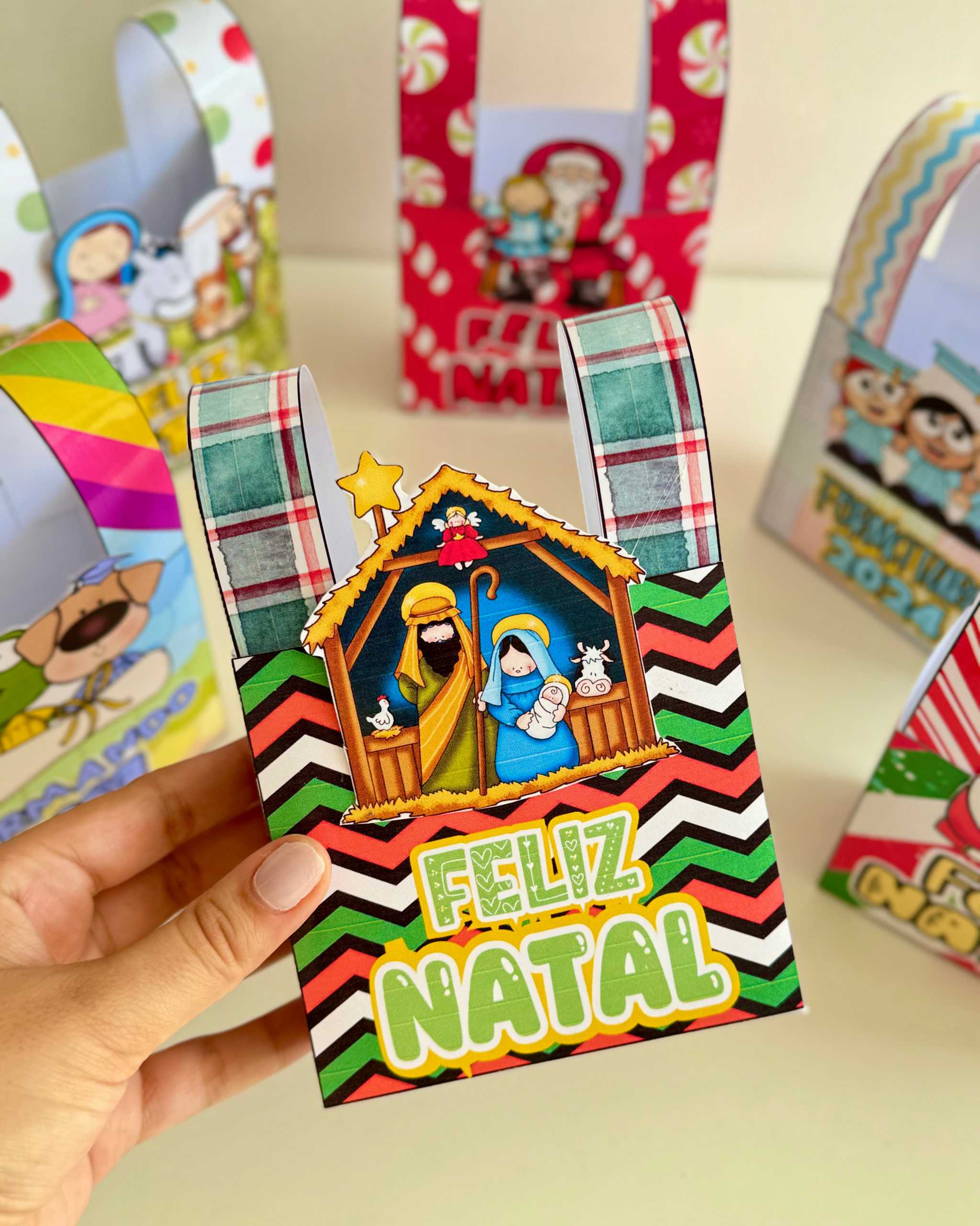 KIT SACOLINHAS DECORADAS - FINAL DE ANO - Imagem 4