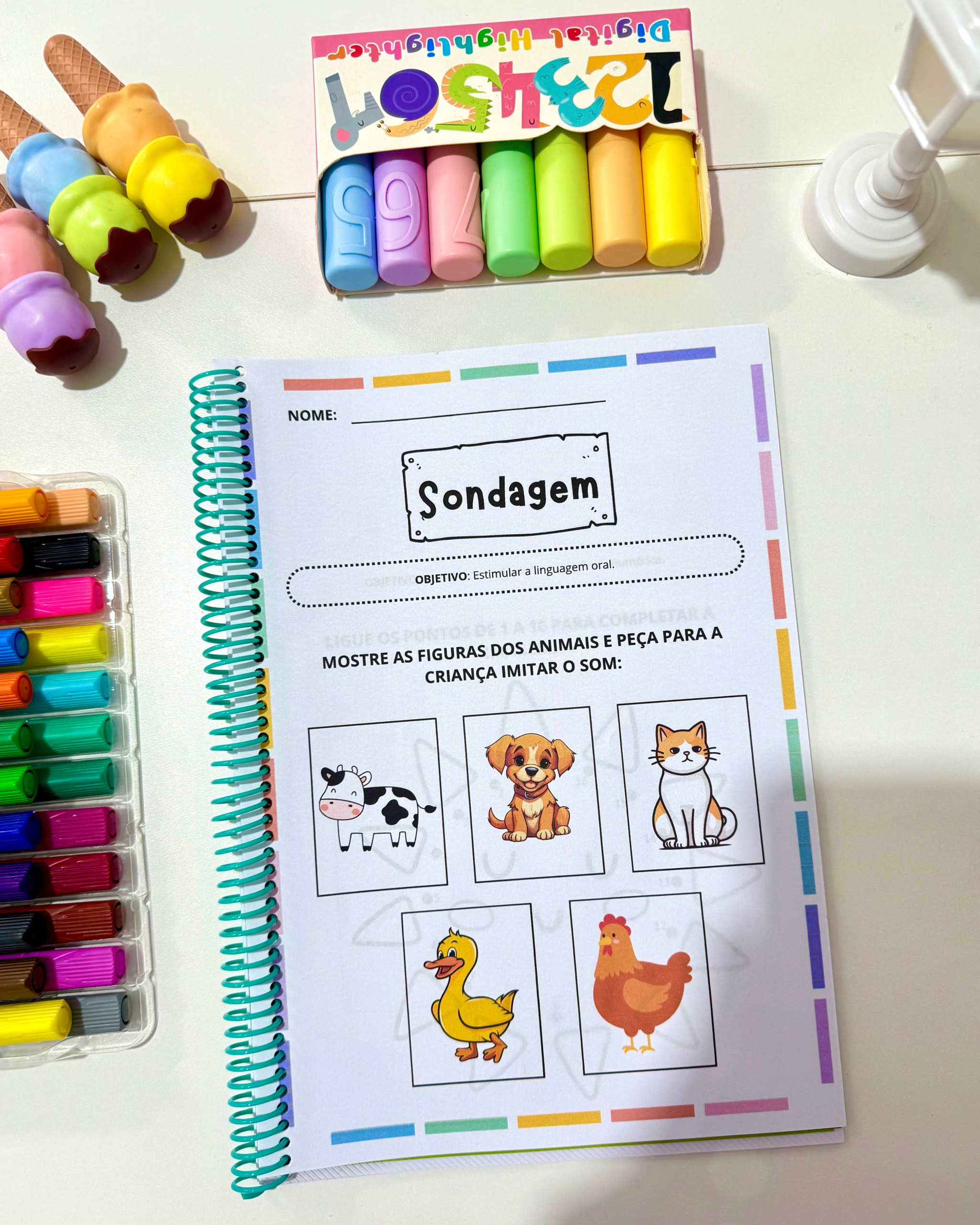 APOSTILA SONDAGEM DIAGNÓSTICA PRÉ-ESCOLA - Imagem 5