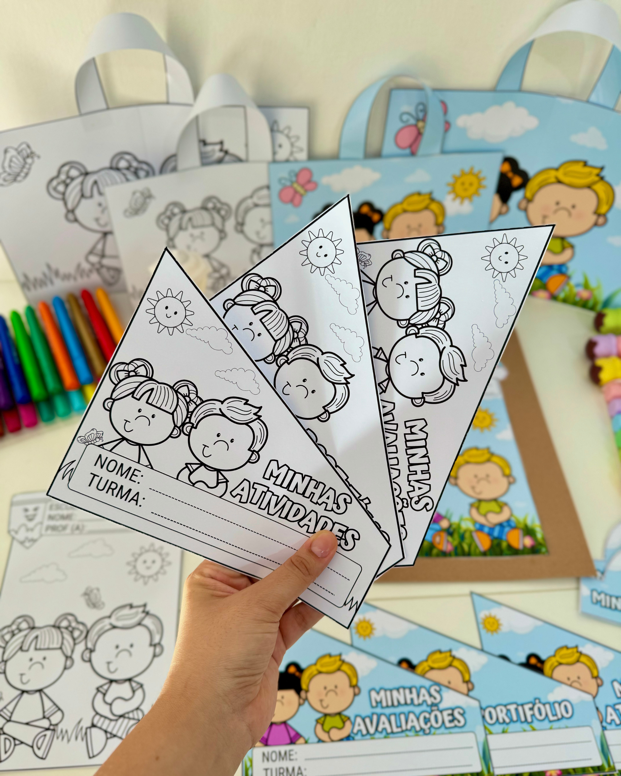 🌸 KIT CAPAS DE ATIVIDADES - TEMA JARDIM🌸 - Imagem 3