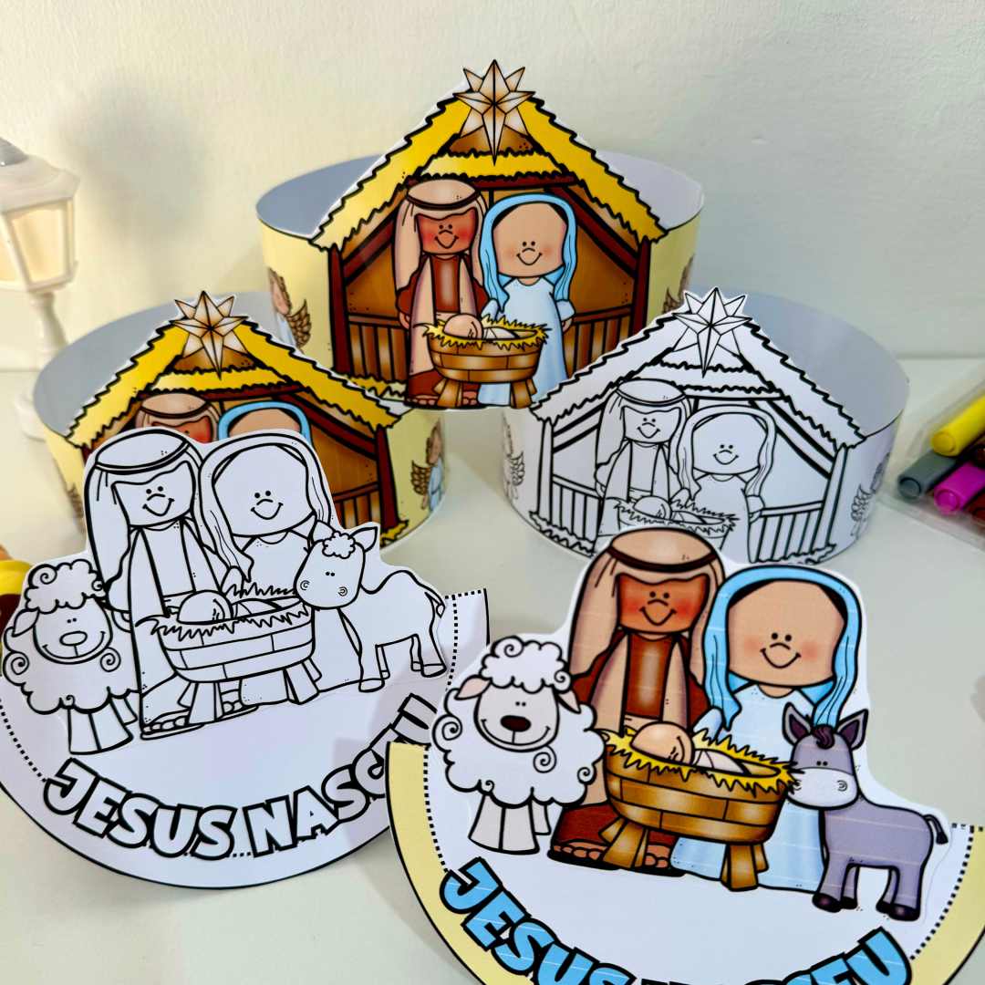 PRESÉPIO DANÇANTE E COROA