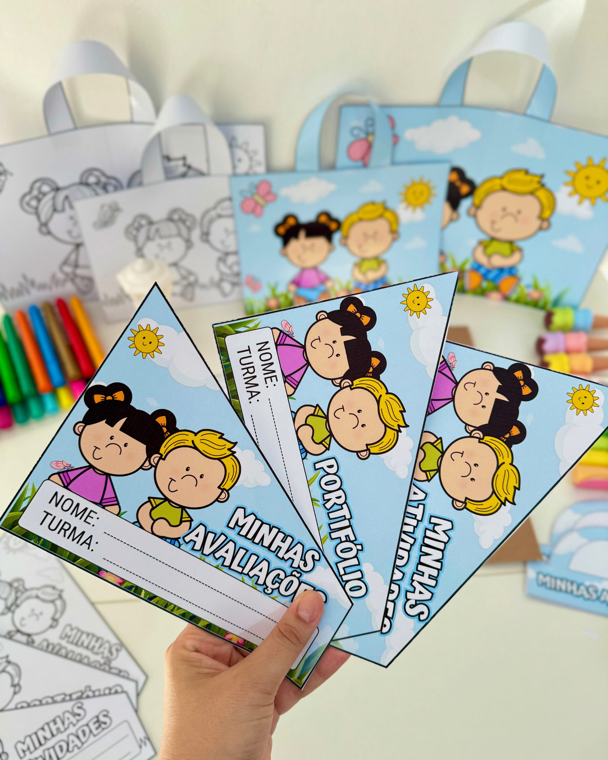 🌸 KIT CAPAS DE ATIVIDADES - TEMA JARDIM🌸 - Imagem 4