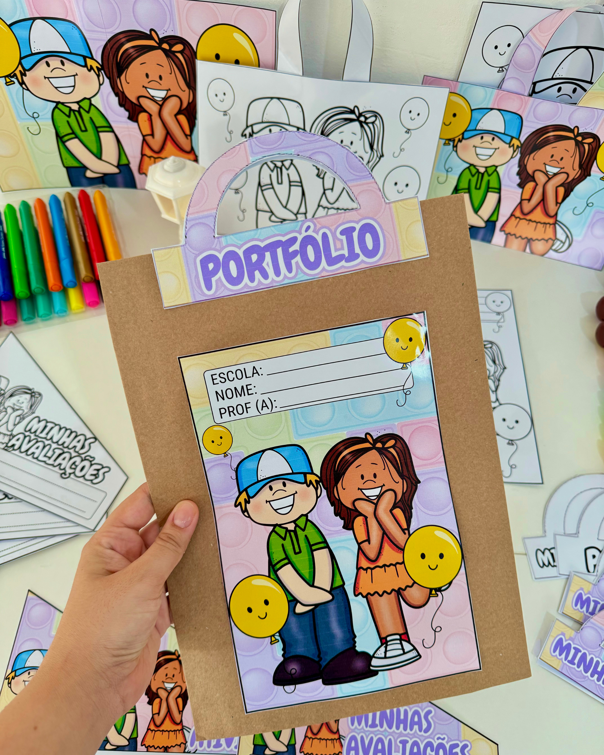 🎉 KIT CAPAS DE ATIVIDADES – TEMA FESTA 🎉 - Imagem 3