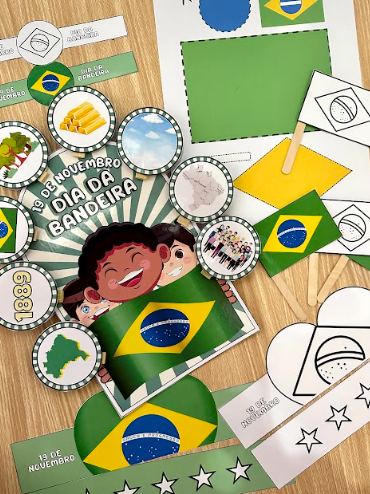 KIT LUVA E LEMBRANCINHAS DIA DA BANDEIRA