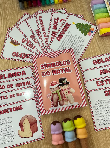 FICHAS DE LEITURA SÍMBOLOS DO NATAL
