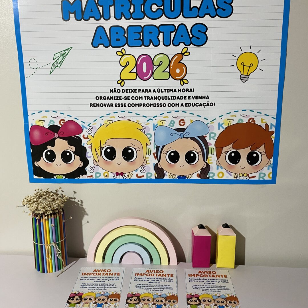 PAINEL MATRÍCULAS ABERTAS 2026!