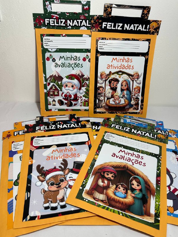 KIT CAPAS DE NATAL - MINHAS ATIVIDADES 🎄