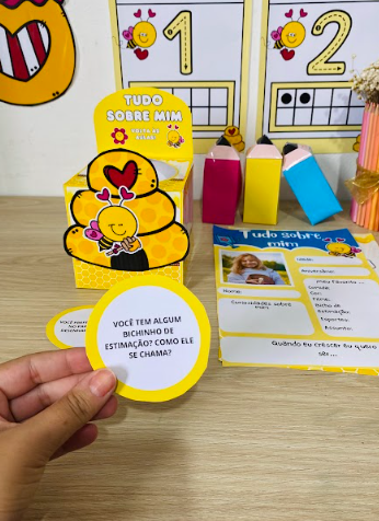 KIT TUDO SOBRE MIM ABELHINHA - Imagem 7