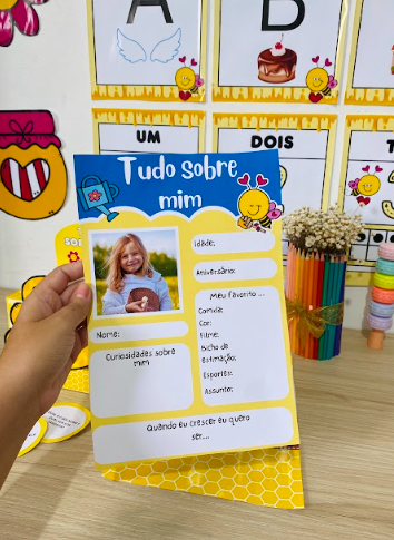 KIT TUDO SOBRE MIM ABELHINHA - Imagem 6