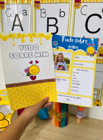 KIT TUDO SOBRE MIM ABELHINHA - Imagem 9