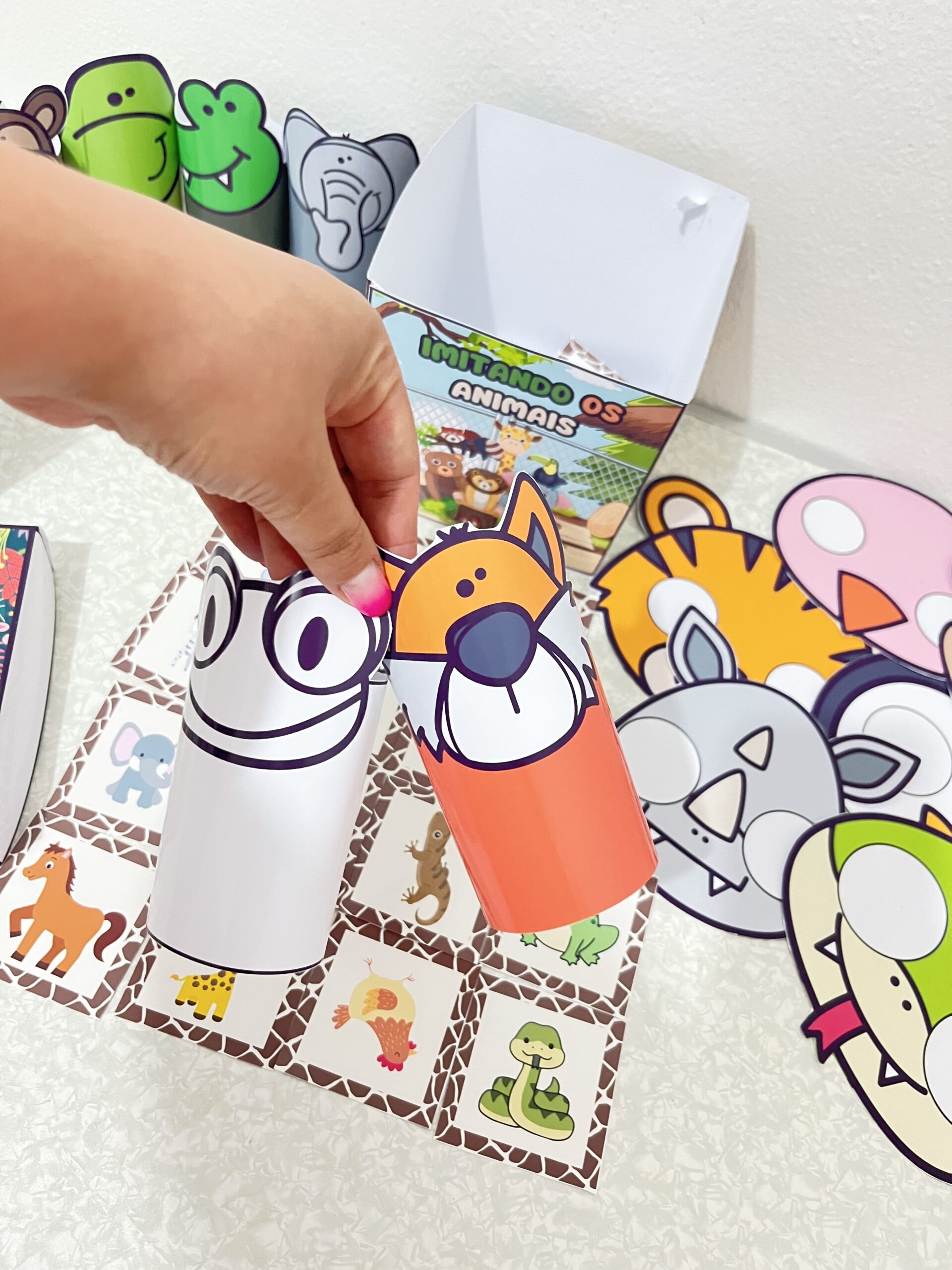 CAIXA IMITANDO OS ANIMAIS - Imagem 2