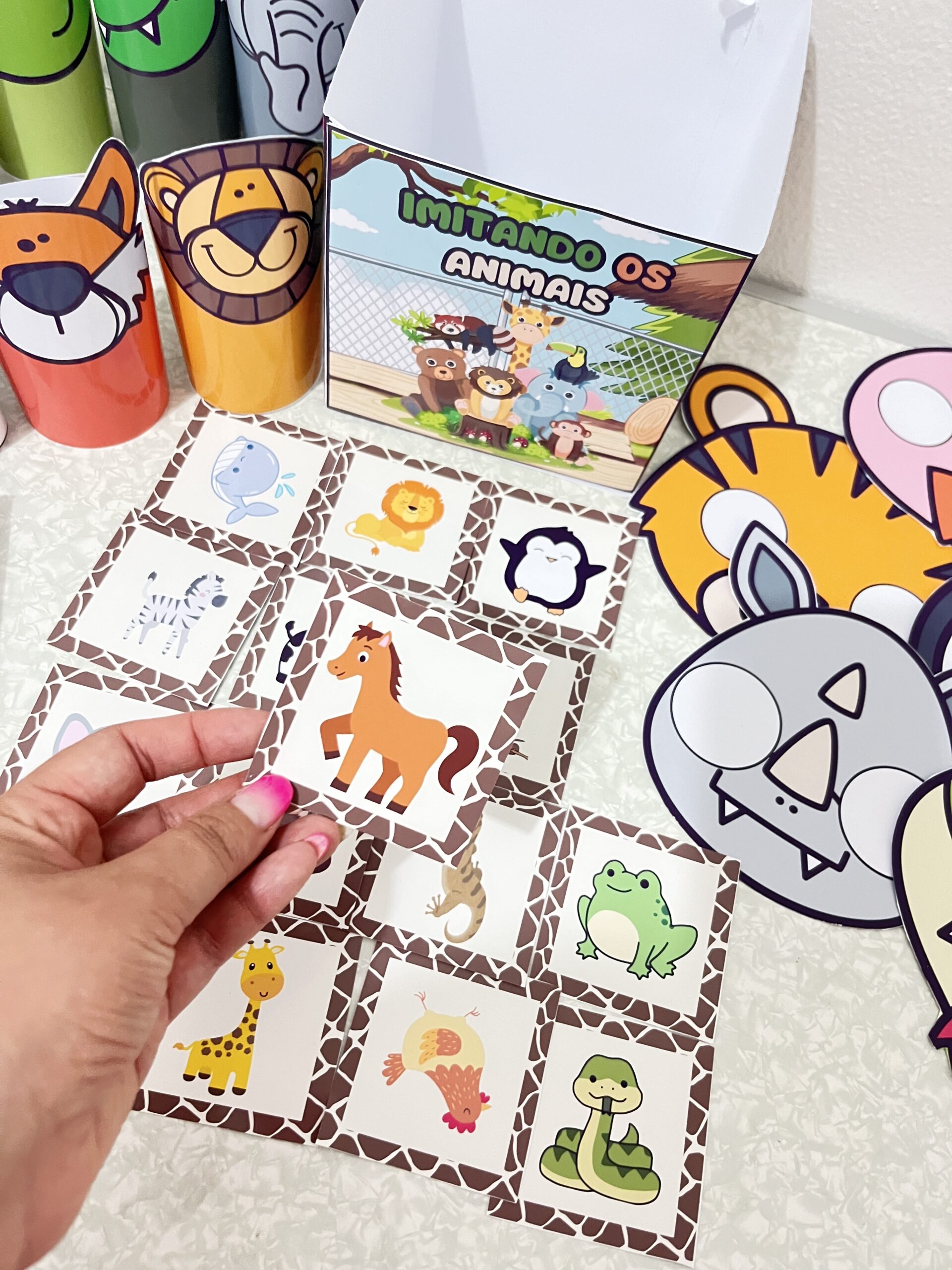 CAIXA IMITANDO OS ANIMAIS - Imagem 5