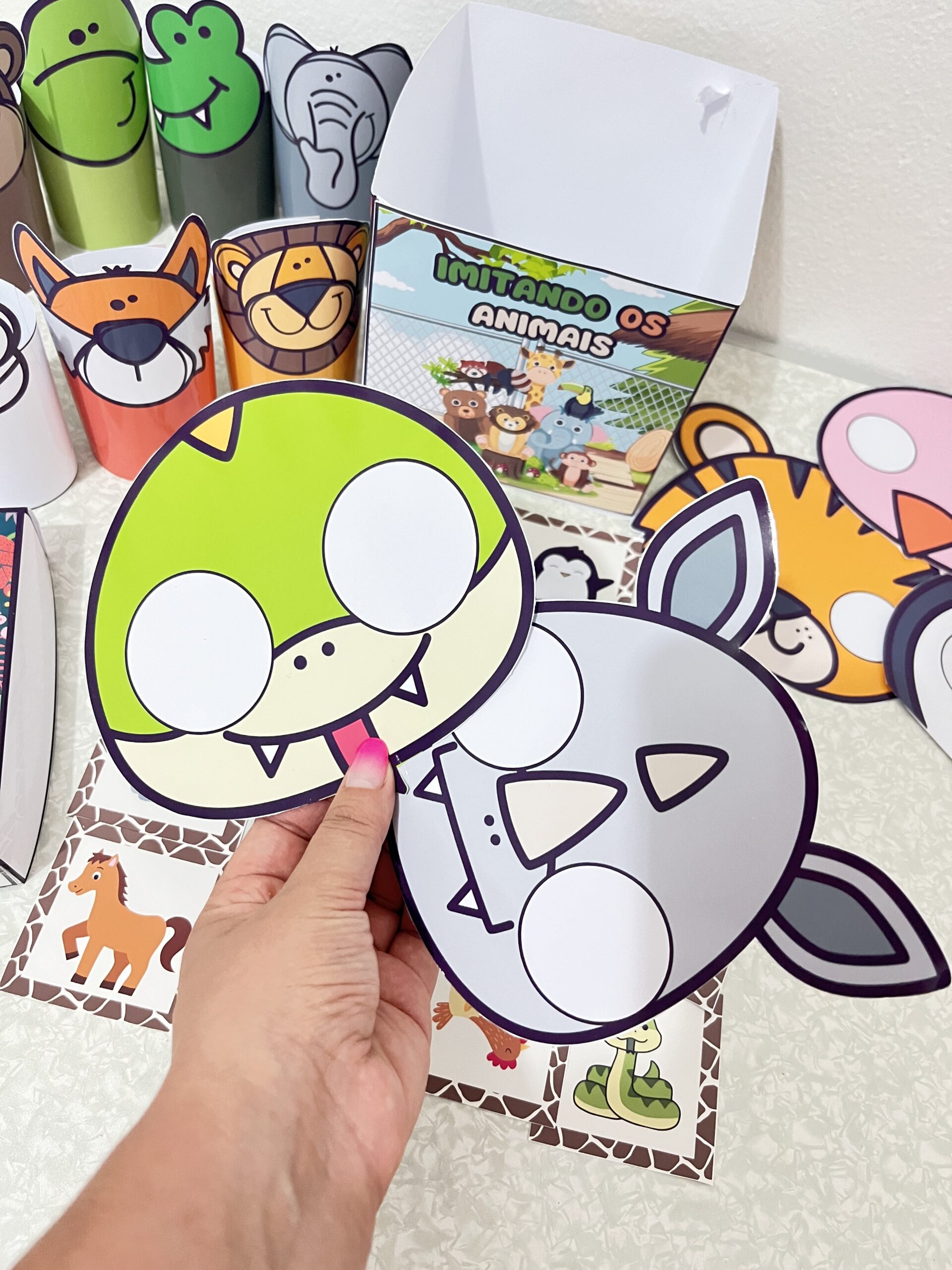 CAIXA IMITANDO OS ANIMAIS - Imagem 3