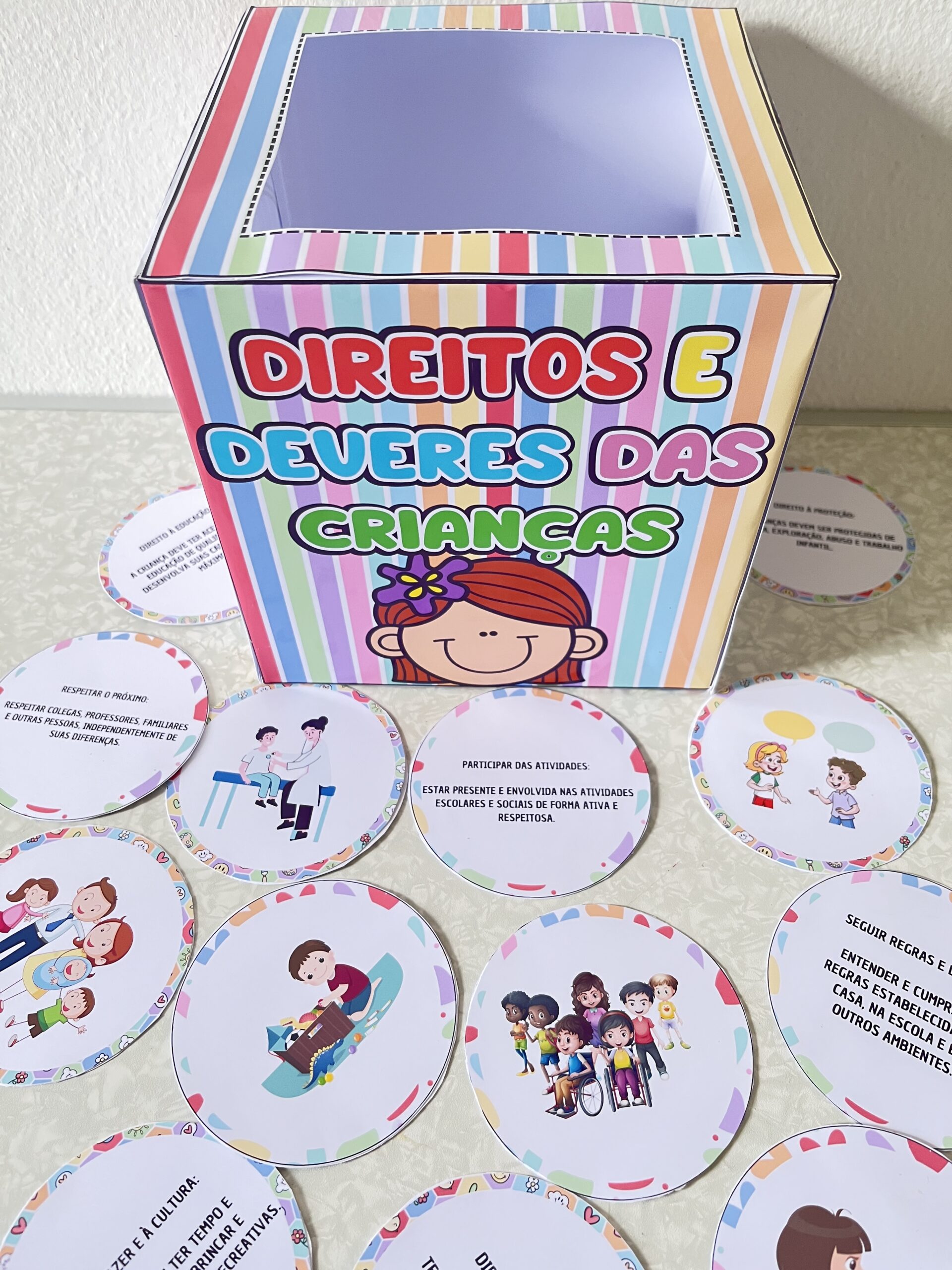 CAIXA LÚDICA DIREITOS E DEVRES DA CRIANÇAS - Imagem 5