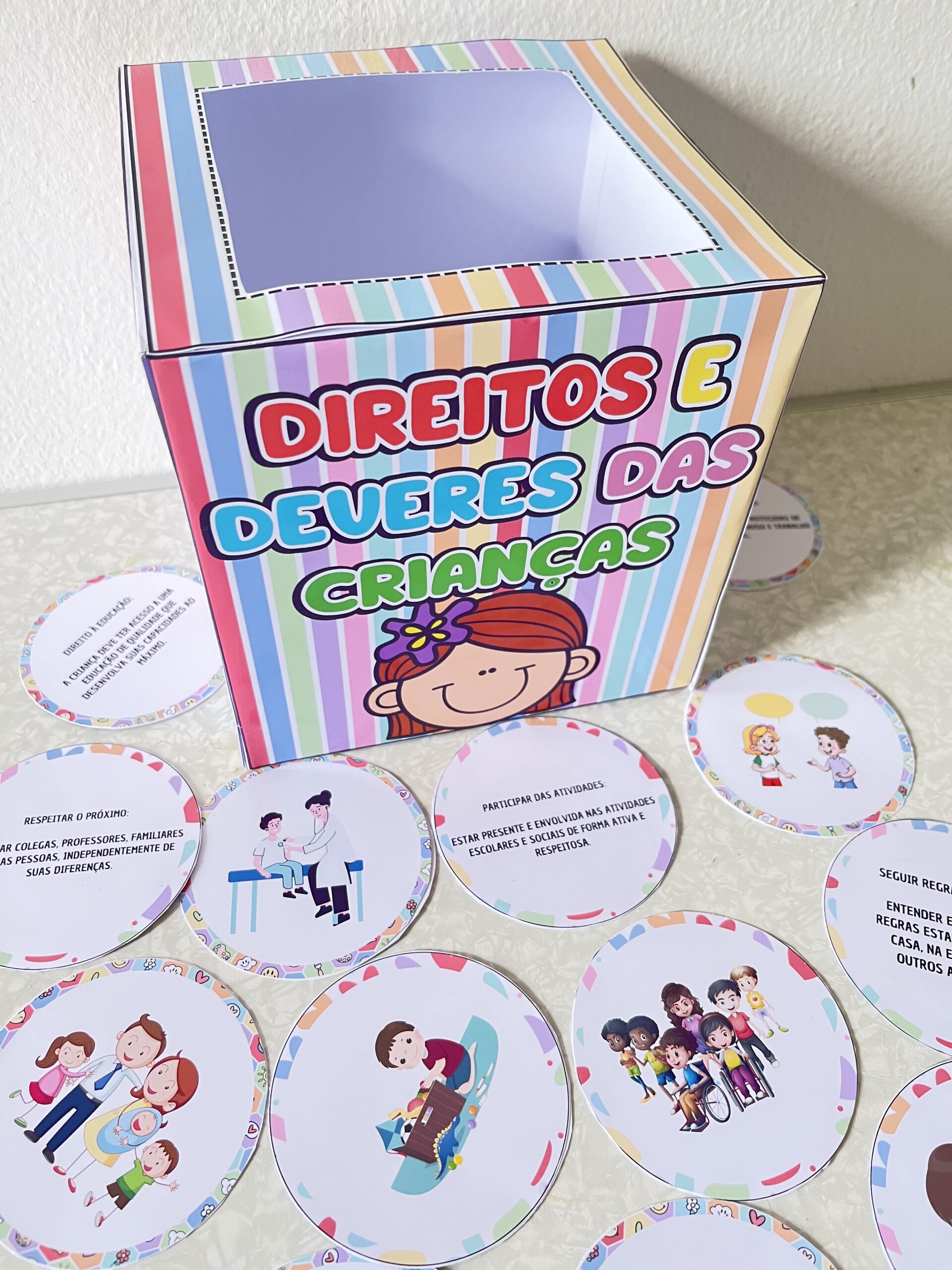 CAIXA LÚDICA DIREITOS E DEVRES DA CRIANÇAS - Imagem 4