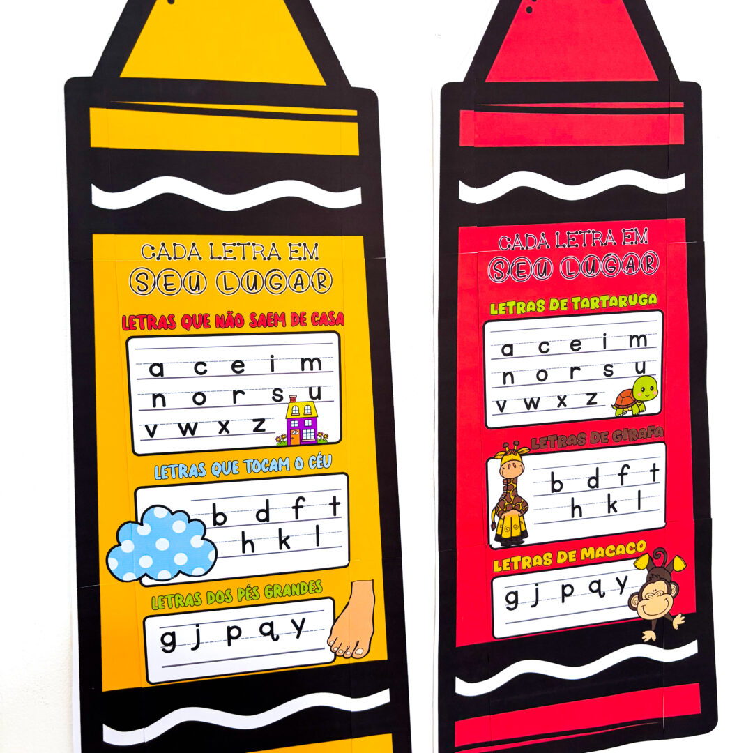 CADA LETRA EM SEU LUGAR
