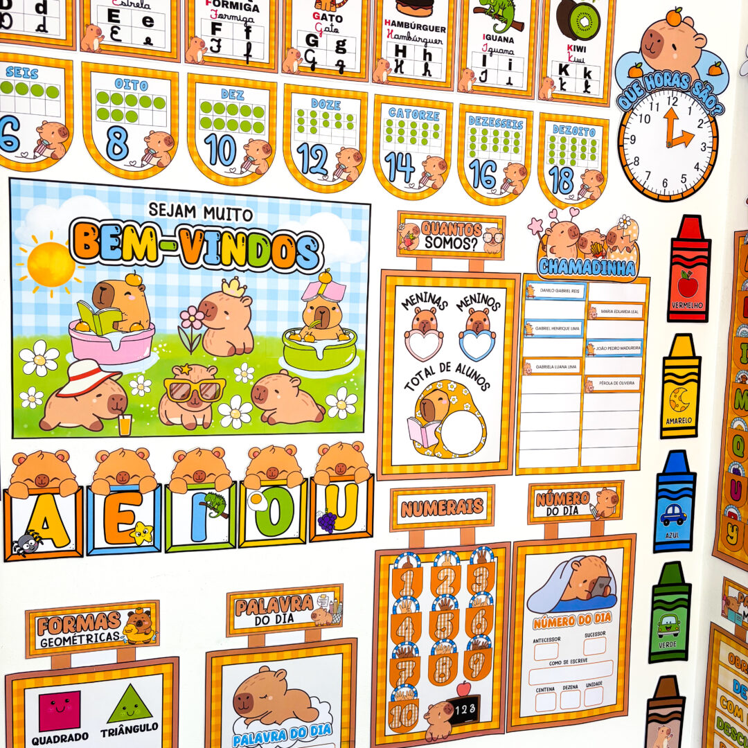 O KIT DE ORNAMENTAÇÃO- CAPIVARA