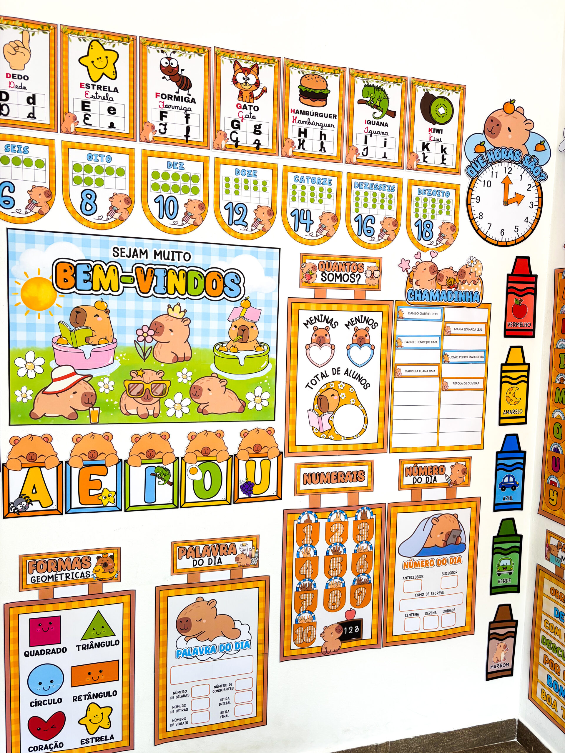 O KIT DE ORNAMENTAÇÃO- CAPIVARA