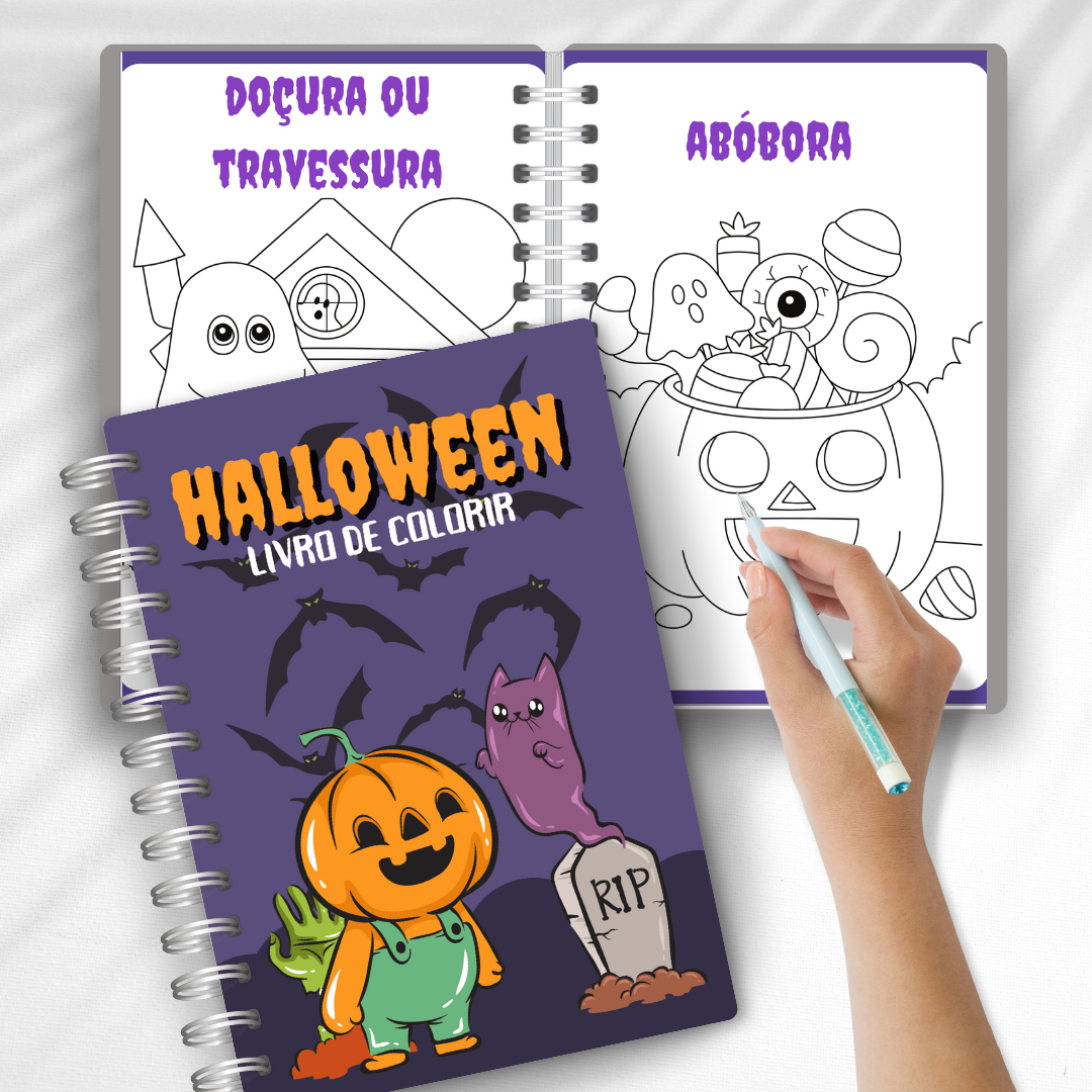 UM HALLOWEEN COLORIDO E DIVERTIDO