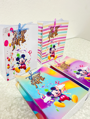 SACOLINHA BOAS FESTAS TEMA MICKEY