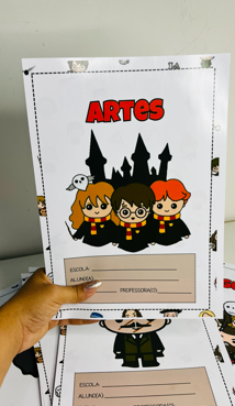 CAPAS DE CADERNO HARRY POTTER - Imagem 2