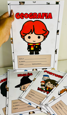 CAPAS DE CADERNO HARRY POTTER - Imagem 3