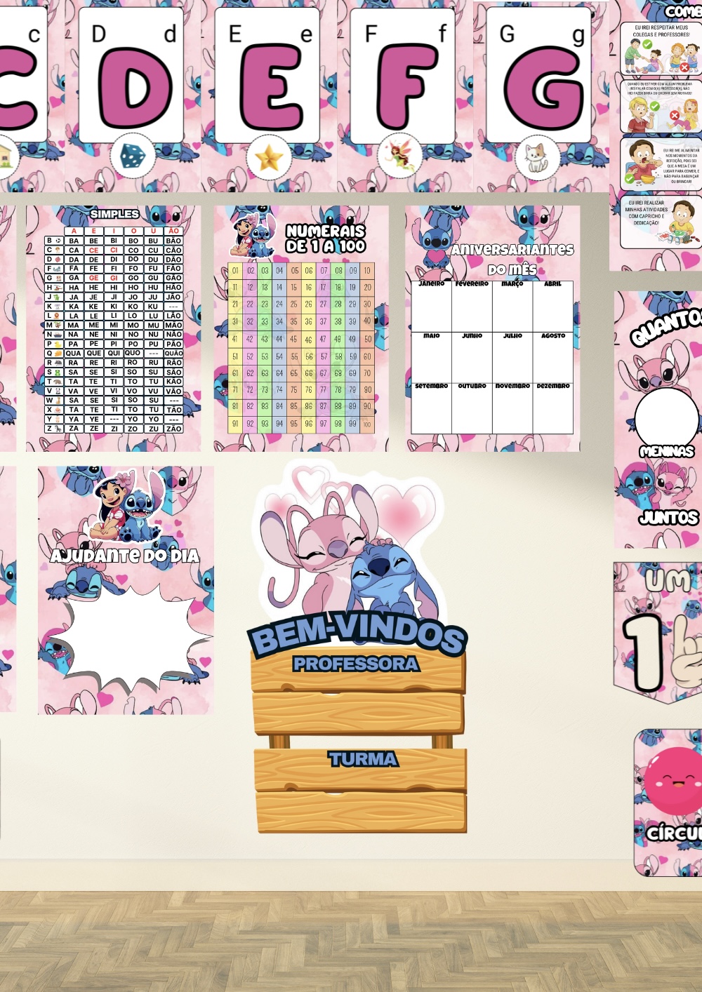 🌺KIT SALA: Stitch e Angel - Imagem 3