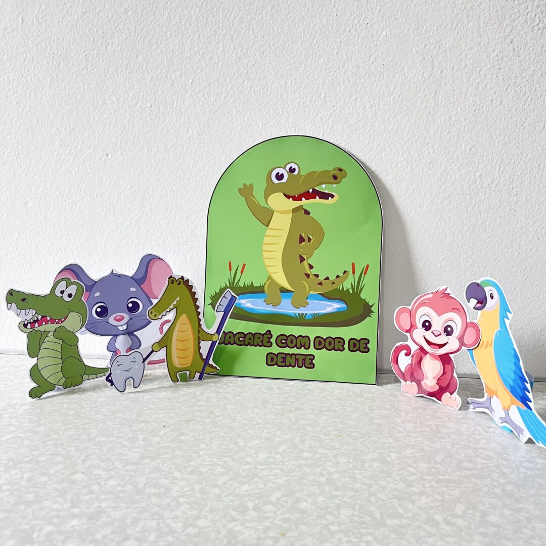 JACARÉ COM DOR DE DENTE