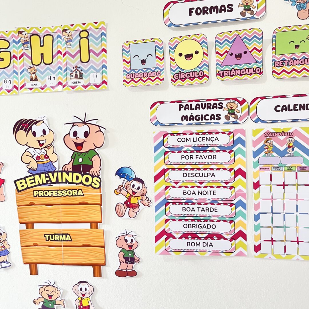 KIT SALA: TURMA DA MÔNICA