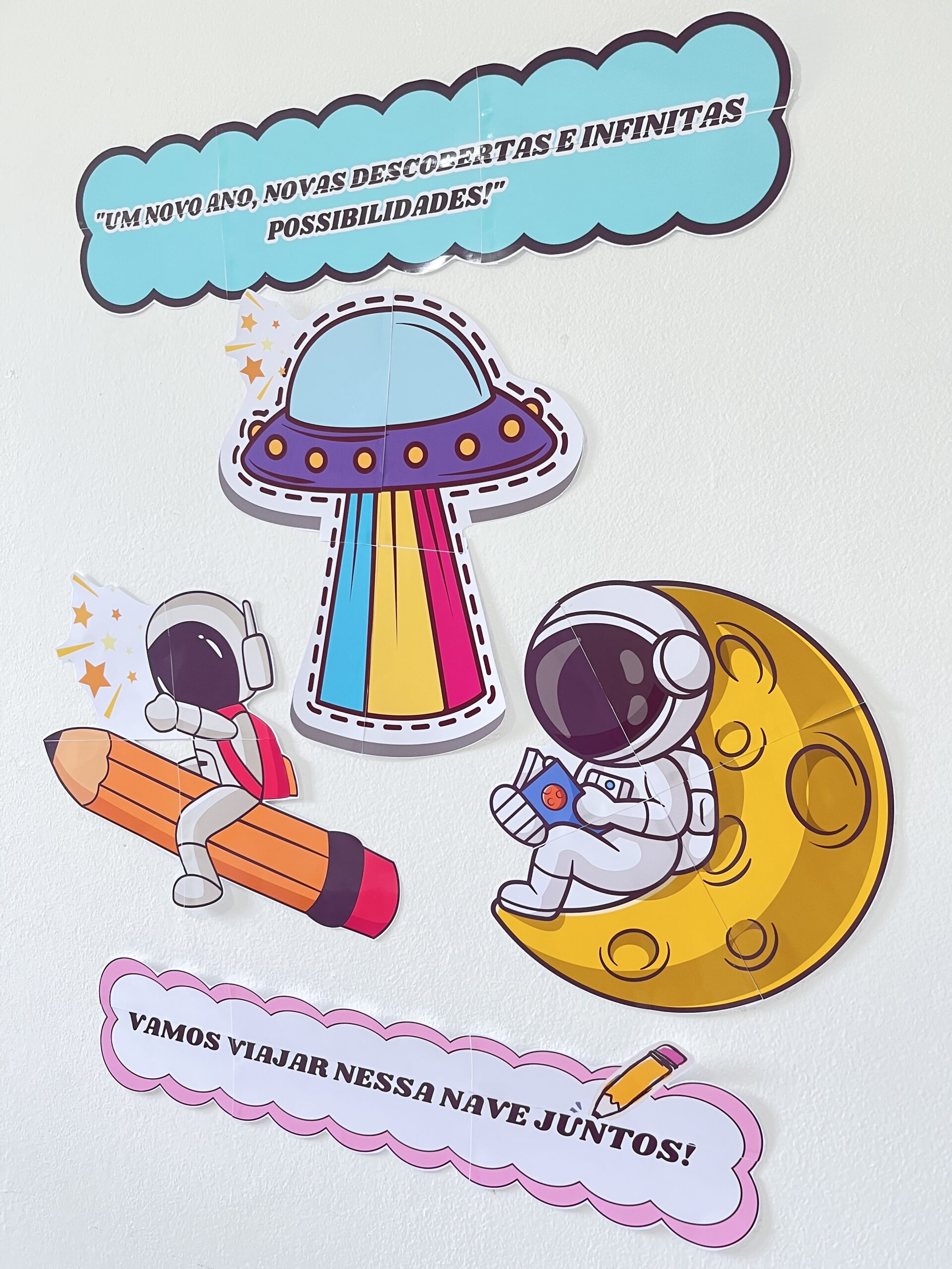 PAINEL VOLTA ÀS AULAS: TEMA ASTRONAUTA - Imagem 5