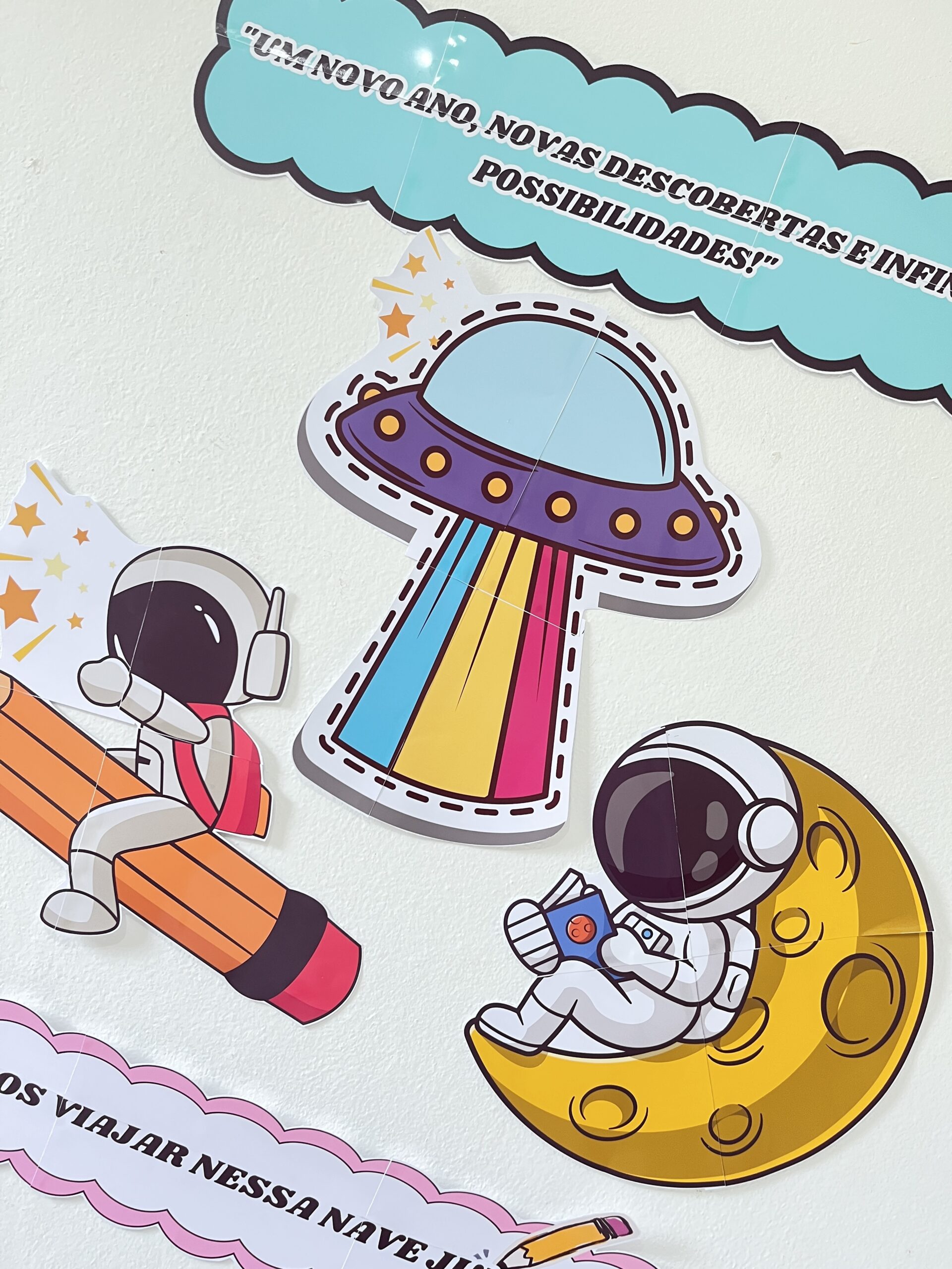 PAINEL VOLTA ÀS AULAS: TEMA ASTRONAUTA - Imagem 3