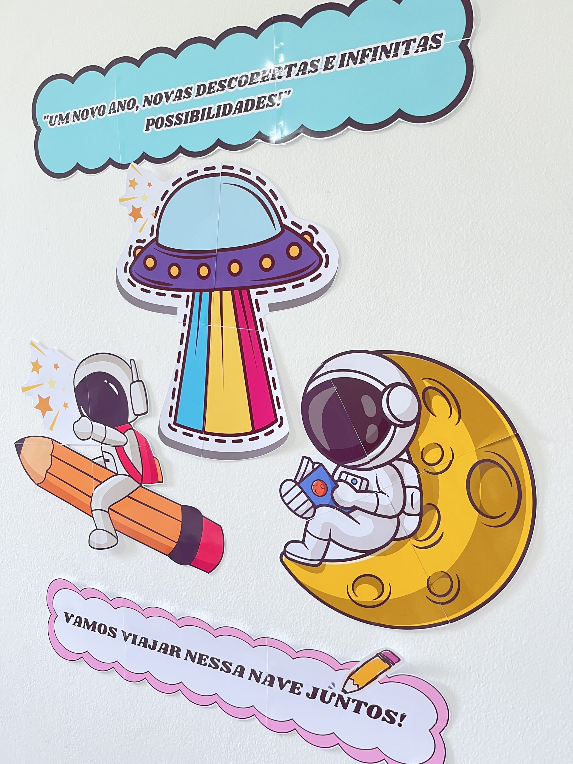 PAINEL VOLTA ÀS AULAS: TEMA ASTRONAUTA - Imagem 4