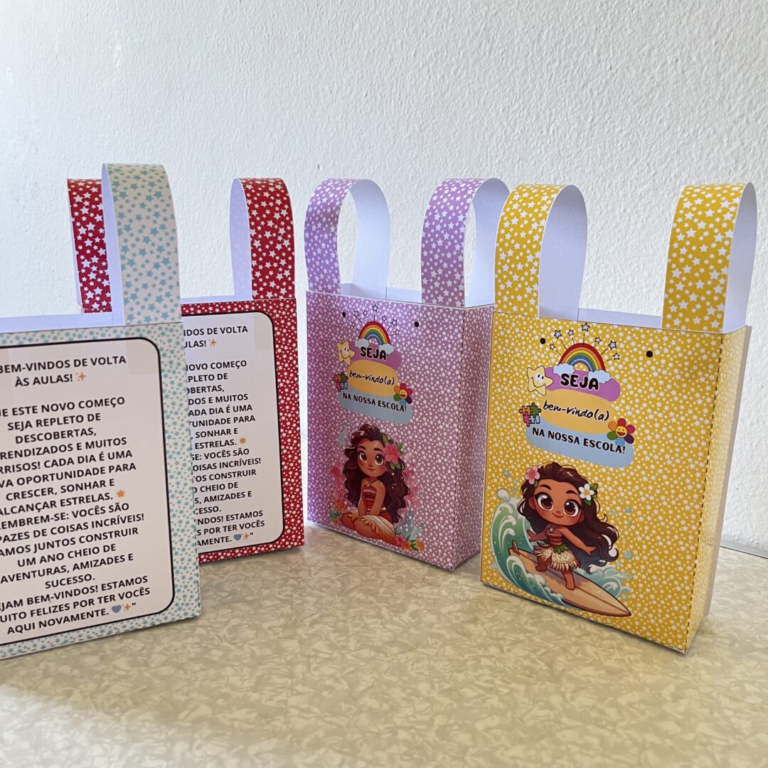 SACOLA VOLATA ÀS AULAS: TEMA MOANA