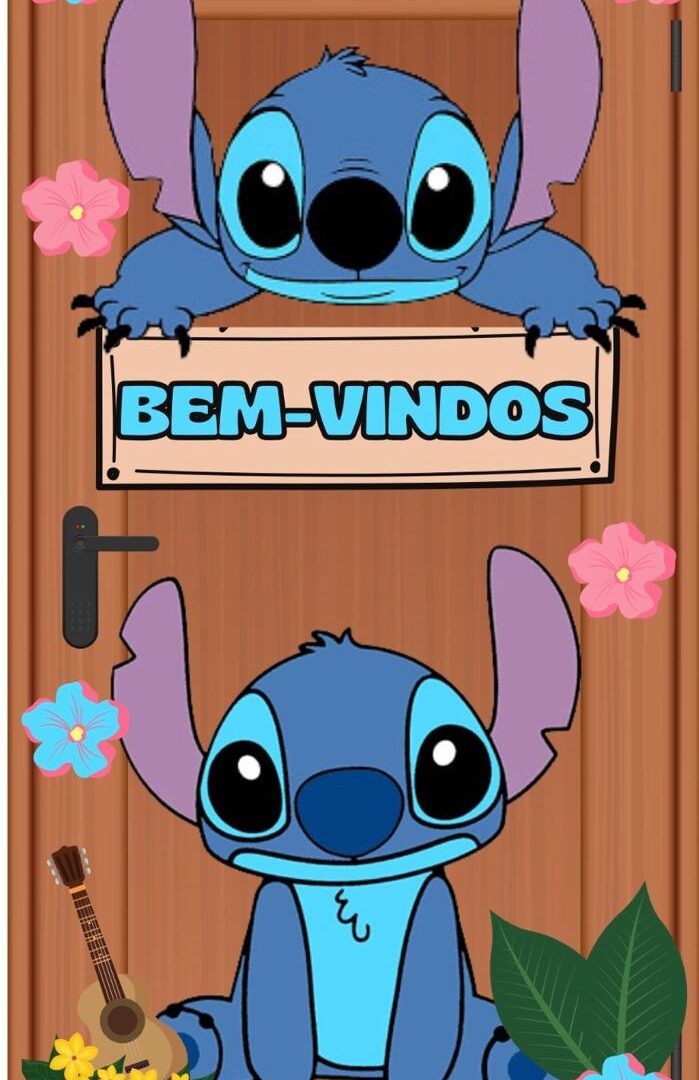 PAINEL DE PORTA TEMA: STITCH