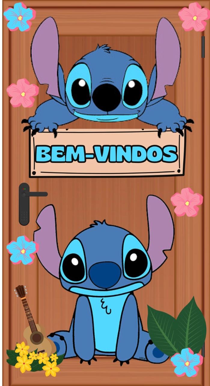 PAINEL DE PORTA TEMA: STITCH - Imagem 2