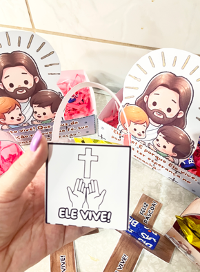 KIT LEMBRANCINHAS DE PÁSCOA CRISTÃ