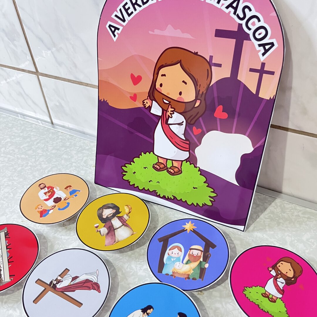 A VERDADEIRA PÁSCOA- LUVA DE HISTÓRIA