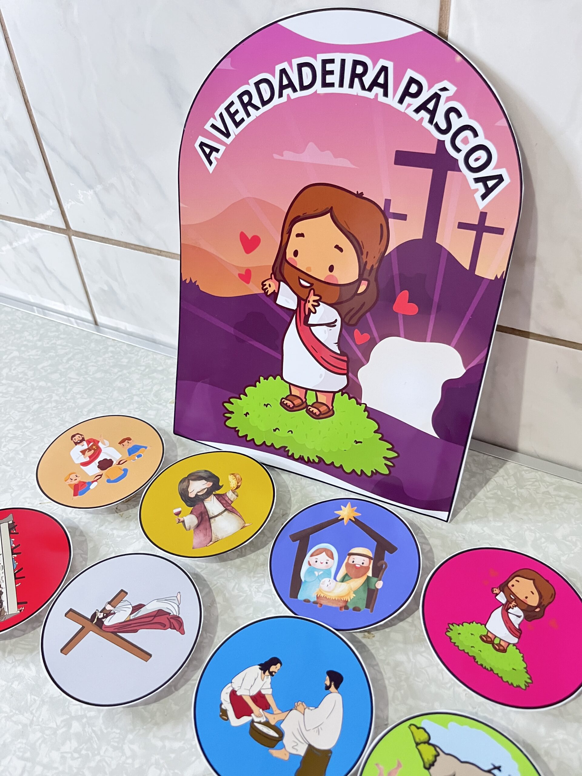 A VERDADEIRA PÁSCOA- LUVA DE HISTÓRIA