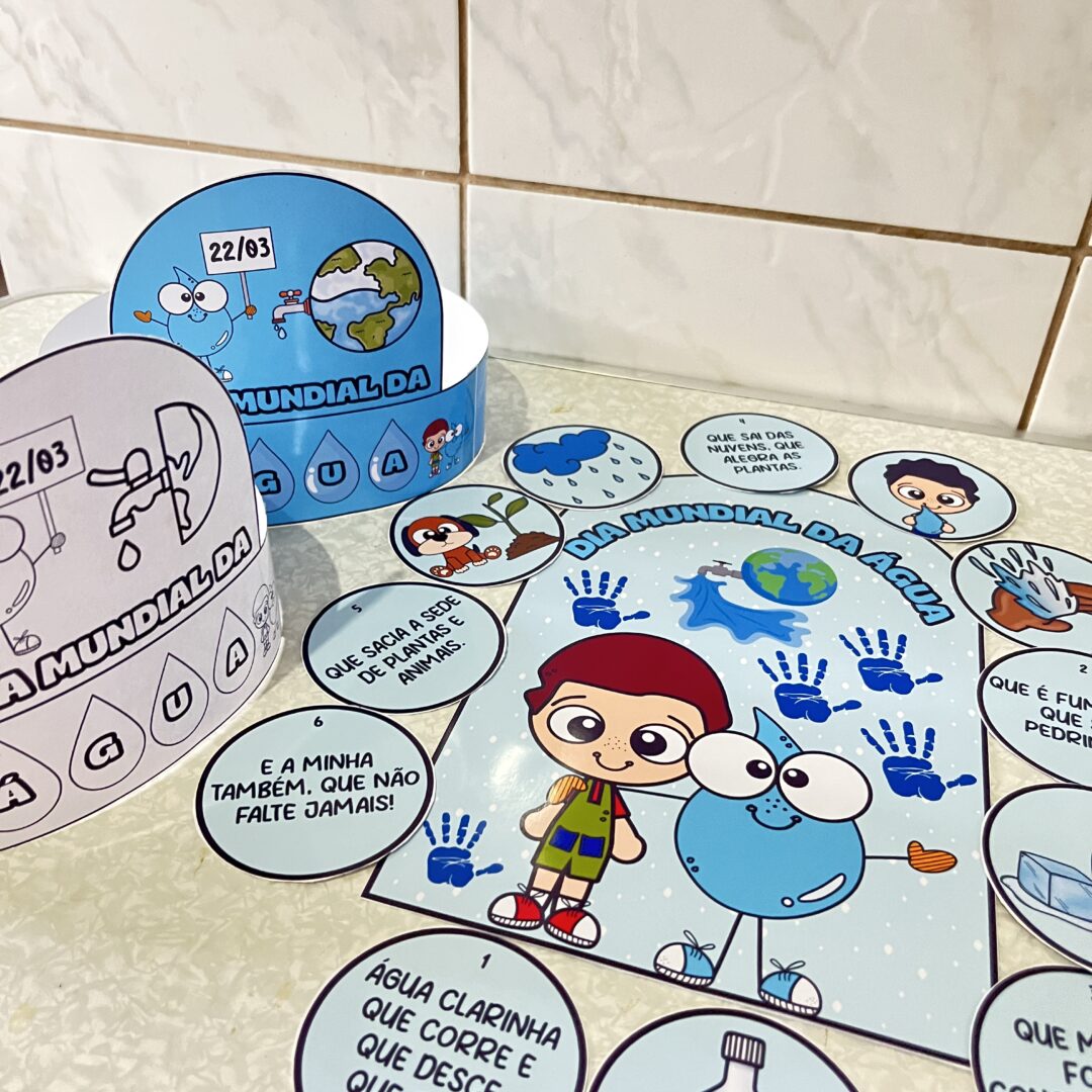 LUVA INTERATIVA DIA DA ÁGUA