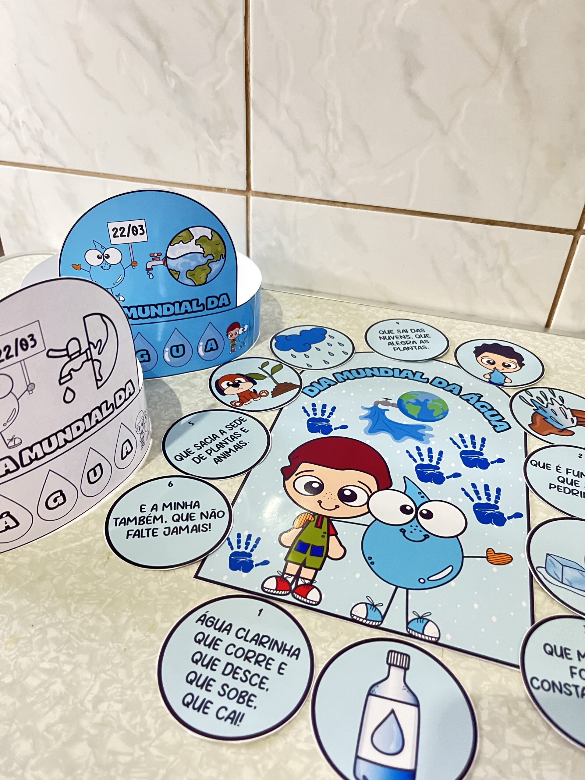 LUVA INTERATIVA DIA DA ÁGUA - Imagem 3