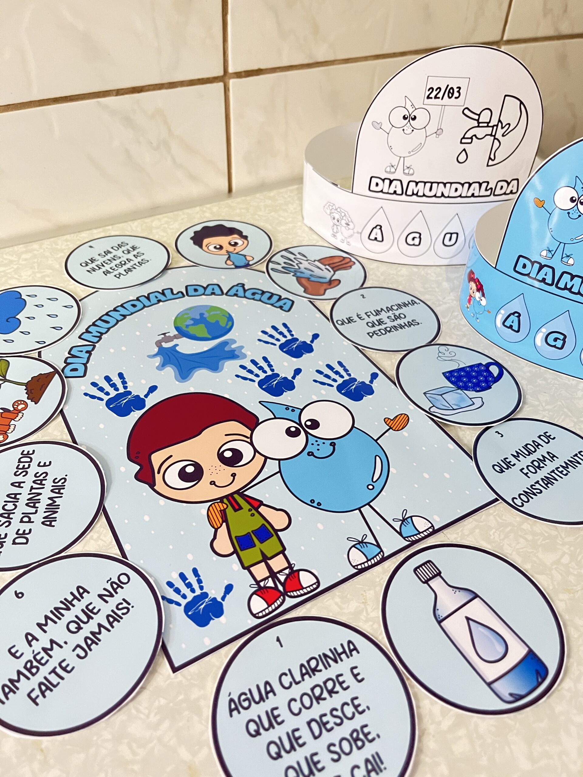 LUVA INTERATIVA DIA DA ÁGUA - Imagem 2